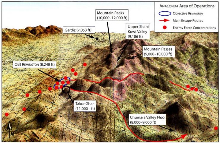 Location of Takur Ghar
