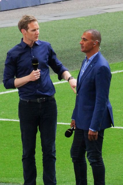 Dan Walker (left) Photo by @cfcunofficial (Chelsea Debs) London CC BY SA 2.0