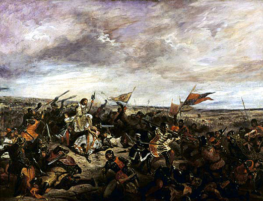 The Battle of Poitiers (1356), Eugène Delacroix.