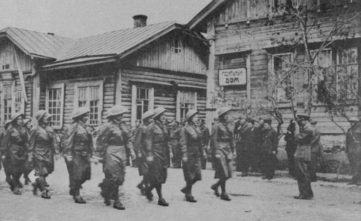 Czechoslovak soldiers in Buzuluk in 1942.