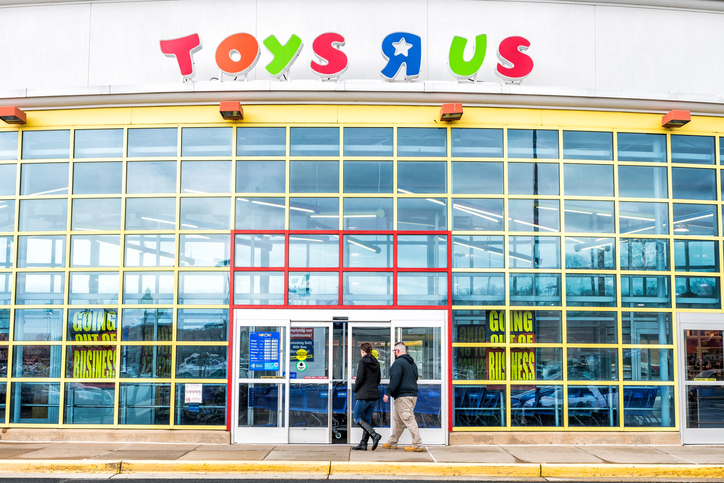 Sterling, USA – April 4, 2018: Toys R US store in Fairfax County, Virginia