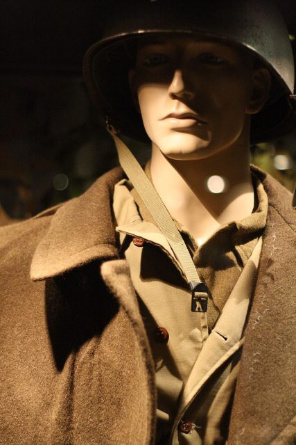 Costume from Band of Brothers displayed at the London Film Museum. Photo by Eduardo Otubo – London Film Museum CC BY SA 2.0