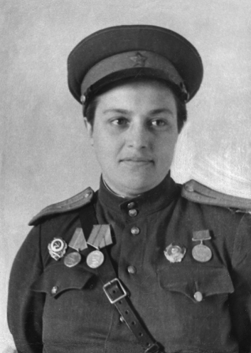Lyudmila Pavlichenko, before she was awarded the title Hero of the Soviet Union in 1943.