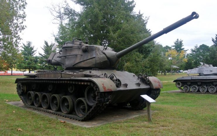 M47 Patton tank at Fort Meade, Maryland.