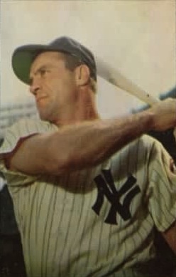 New York Yankees right fielder Hank Bauer.1953