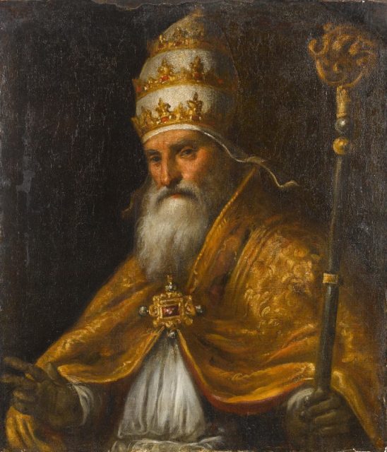 Pius V by Palma il Giovane.