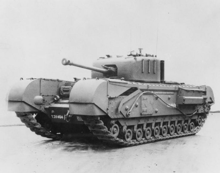 Churchill Mark IV with a 75mm gun