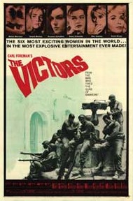Theatrical poster for the film The Victors (1963)