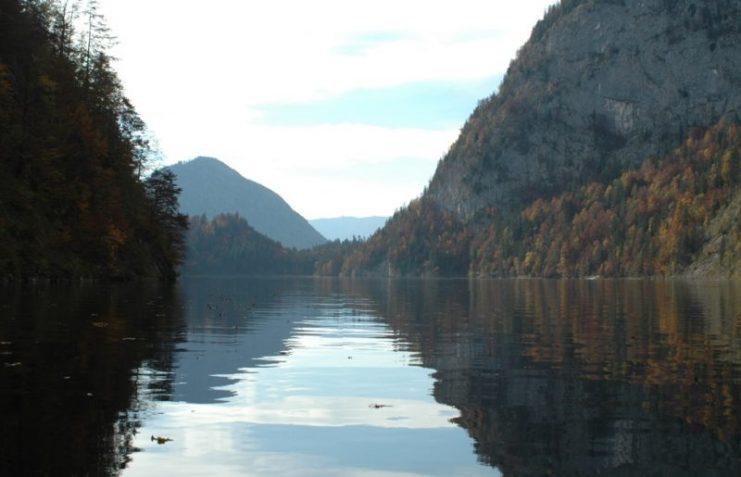 Lake Toplitz, Austria, where the SS dumped printing equipment and some of the currency