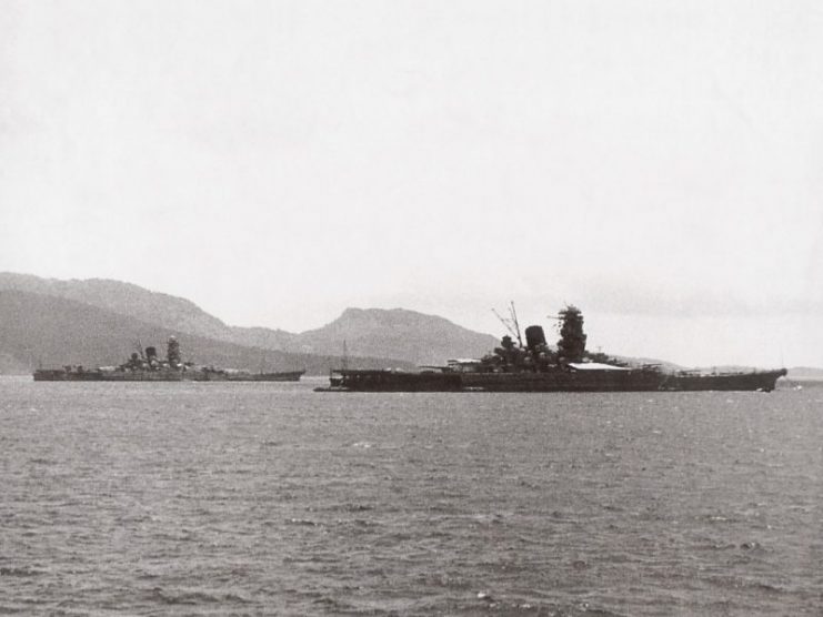 Yamato and Musashi, the two largest battleships ever built