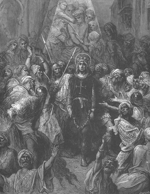 Louis IX was taken prisoner at the Battle of Fariskur, during the Seventh Crusade