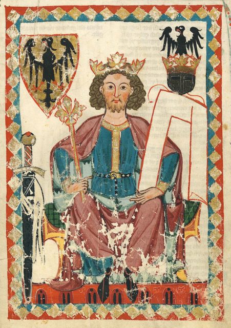 Emperor Henry VI, son of Barbarossa and father of Fredrick II