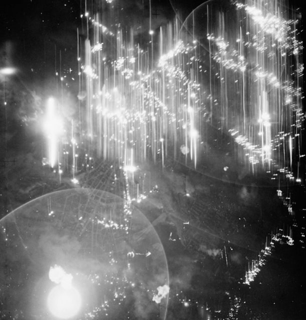The night raid on Hamburg of 24/25 July 1943.