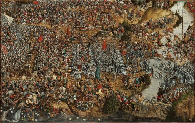 During the Battle of Orsha in 1514 Lithuanians hopelessly trounced the Grand Duchy of Moscow forces