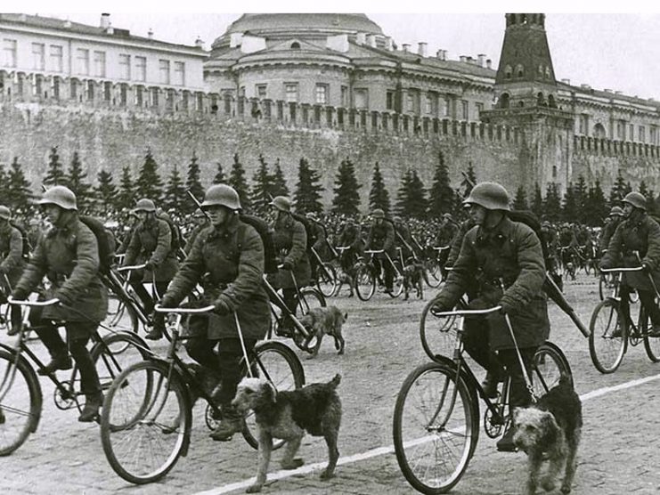 Military parade on Red Square, Moscow, 1 May 1938
