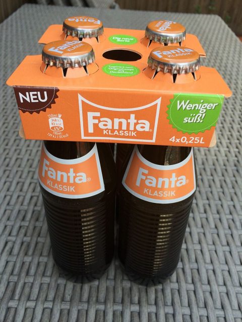 75th anniversary release of Fanta in Germany. Lexlex – CC BY-SA 4.0