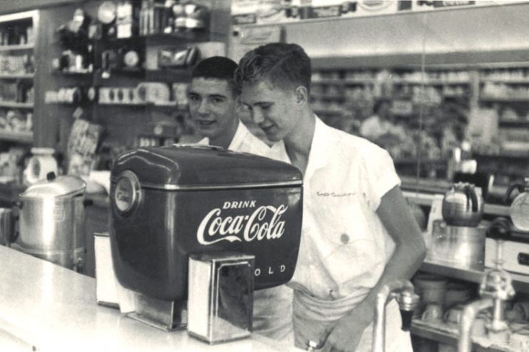 Coca-Cola soda dispenser