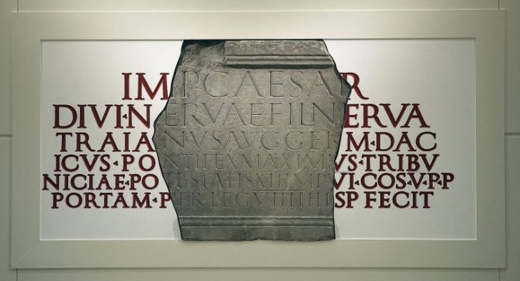 The last definite attestation of the Ninth: a stone inscription at York dated 108, on display in the Yorkshire Museum. Photo: York Museums Trust / CC BY-SA 4.0