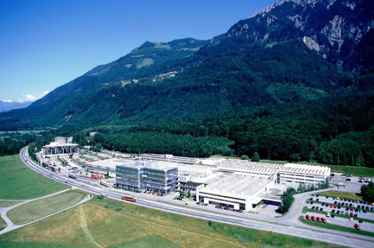 Headquarter of Hilti Corporation in Schaan, Liechtenstein.Photo: Presse- und Informationsamt, Vaduz CC BY-SA 3.0