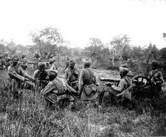Indian soldiers during the 1947–1948 war.