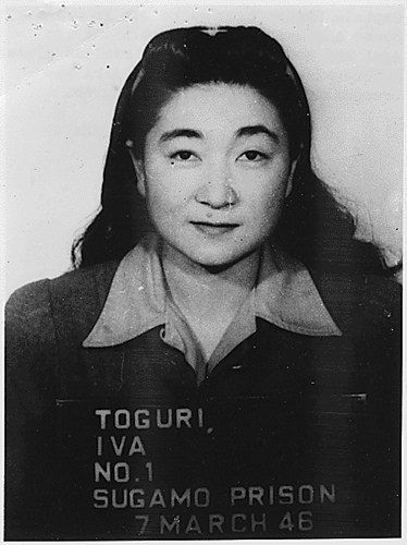 Iva Toguri D’Aquino, mug shot taken at Sugamo Prison on March 7, 1946