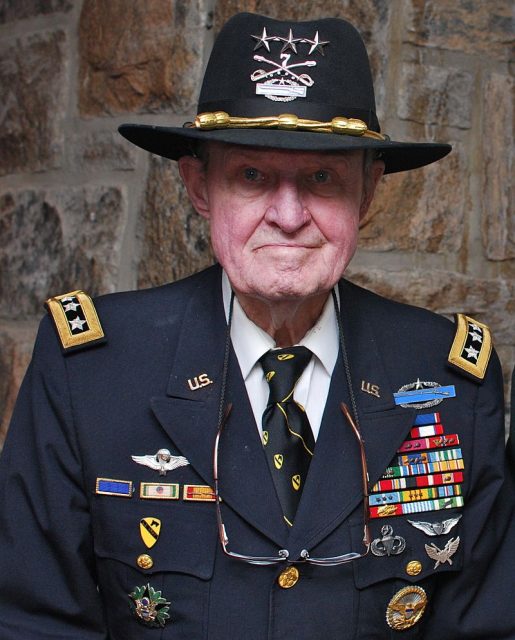 LTG(R) Hal Moore at the United States Military Academy at West Point on 10 May 2010.Photo: Ahodges7 CC BY-SA 3.0