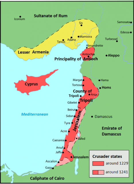 The Kingdom of Jerusalem after the Sixth Crusade