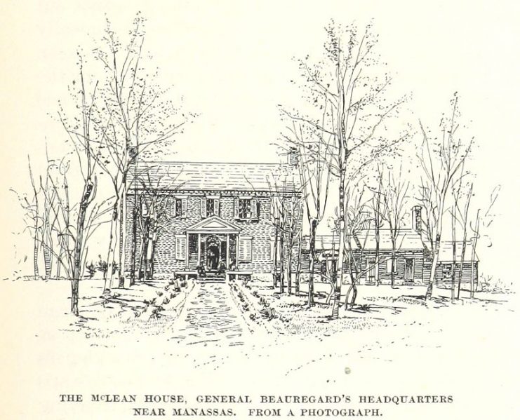 McLean’s first house, in Manassas