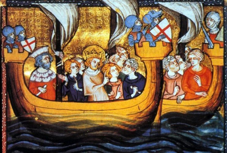 Louis IX during the Seventh Crusade