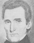 Sketch of former Ohio Governor Robert Lucas made circa 1838 after he became Territorial Governor of Iowa
