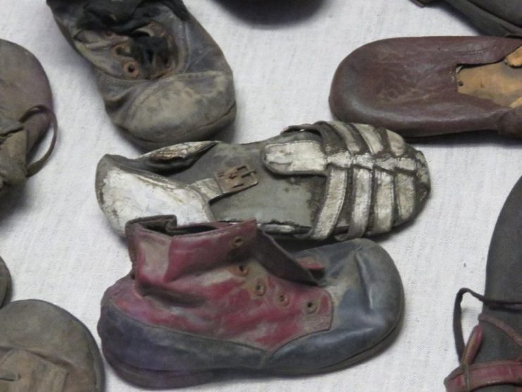 The saddest thing about Auschwitz. The children’s shoes.