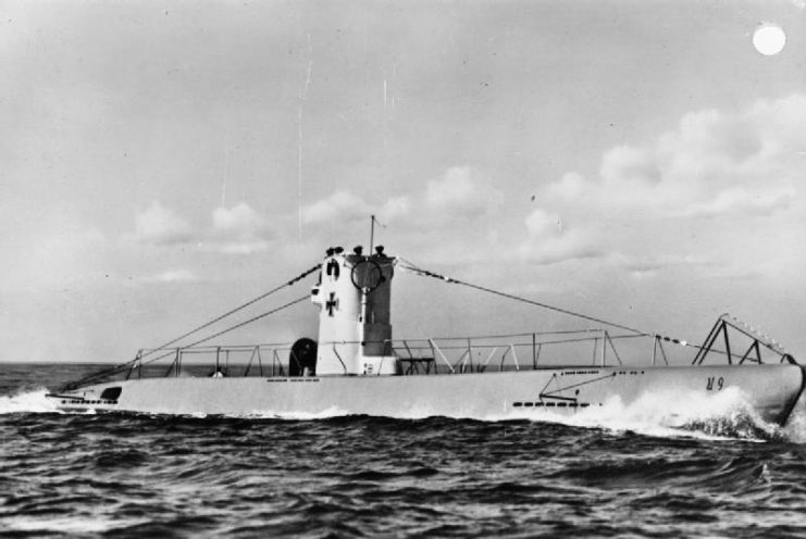 U-9, a typical Type IIB boat