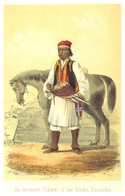 Arnaout soldier of the Bashi Bazouks