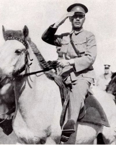 Chiang Kai-shek leading the Northern Expedition in 1926.