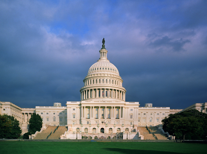 United States Capitol Rotunda. Senate and Representatives government home in Washington D.C.