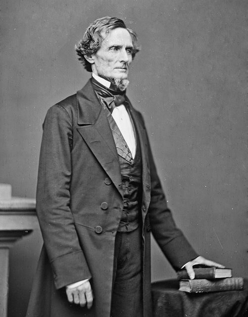 Jefferson Finis Davis, 1861