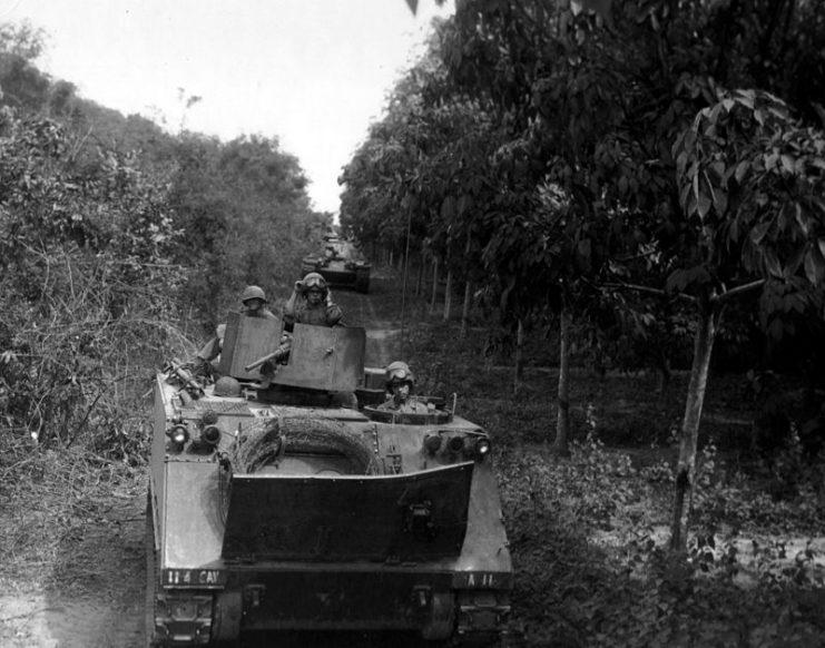 M113 and M4SA3 Jungle Convoy, Vietnam War