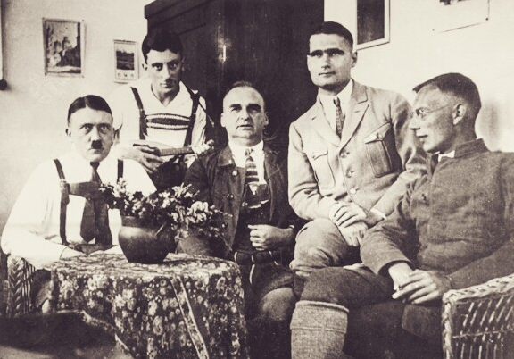 Nazis who participated in the Beer Hall Putsch: Adolf Hitler, Emil Maurice, Hermann Kriebel, Rudolf Hess, Friedrich Weber.