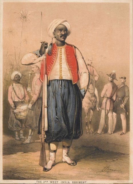 Soldier of the 3rd West India Regiment, 1863