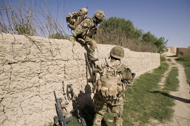 Soldiers from 1st Battalion, The Royal Gurkha Rifles on patrol in Helmand Province in Afghanistan in 2010. Photo: Sgt Ian Forsyth RLC MOD OGL
