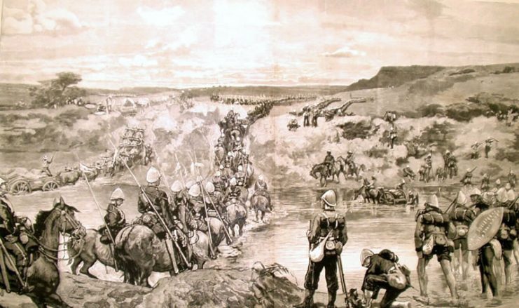 The British army enters Zululand.