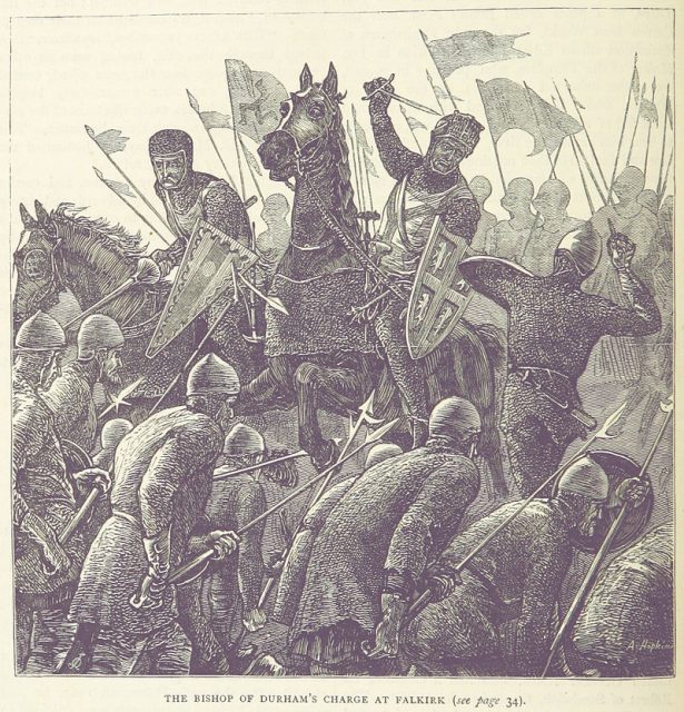 The charge of Antony Bek, Bishop of Durham, at the Battle of Falkirk