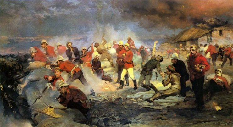The Defence of Rorke’s Drift by Lady Butler (1880).