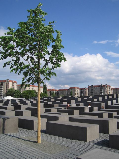 The memorial in Berlin for those murdered during the Holocaust