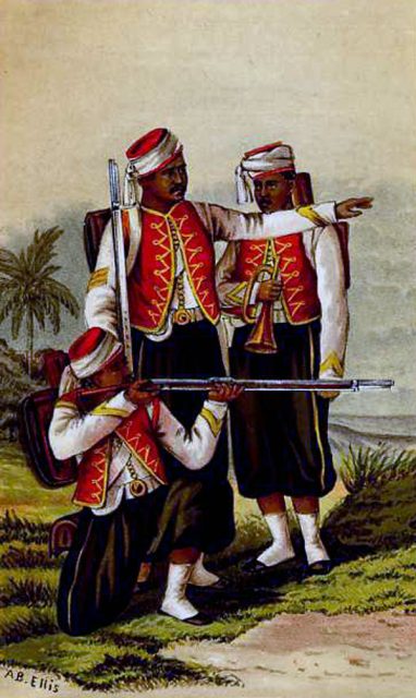 West India Regiment, 1874