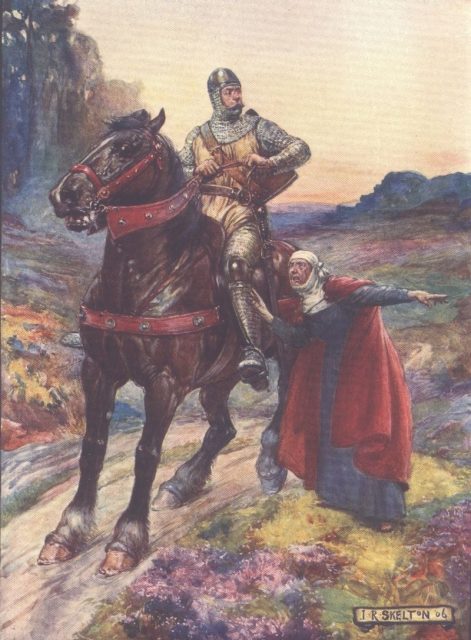 William Wallace depicted in a children’s history book from 1906