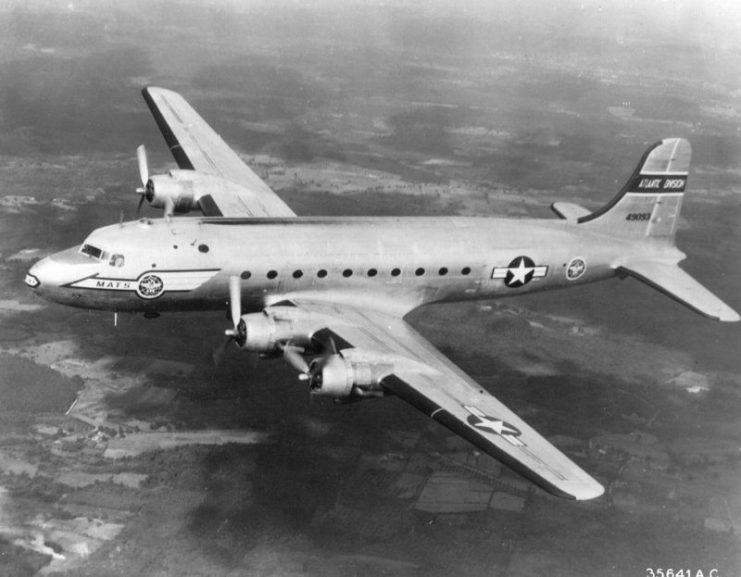 An USAF C-54 Skymaster