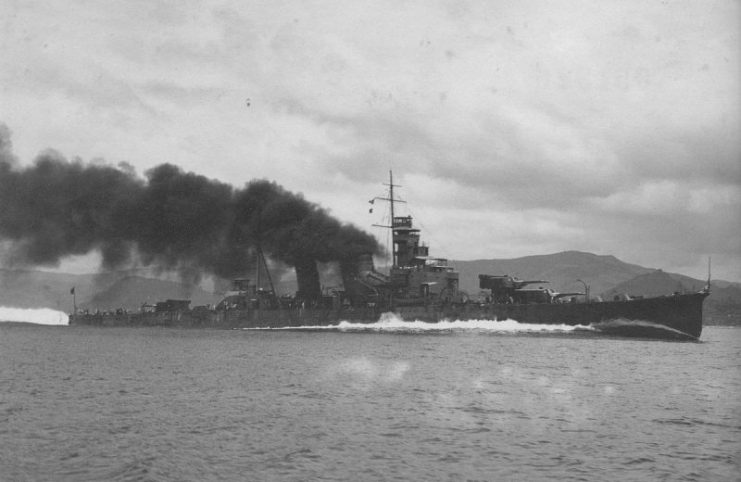 Imperial Japanese Navy heavy cruiser Aoba