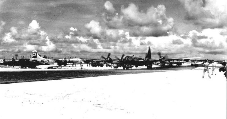 39th Bombardment Group B-29s North Field Guam