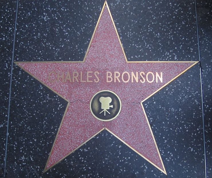Charles Bronson’s Star on the Hollywood Walk of Fame. Photo: Marty McKee / CC BY-SA 3.0